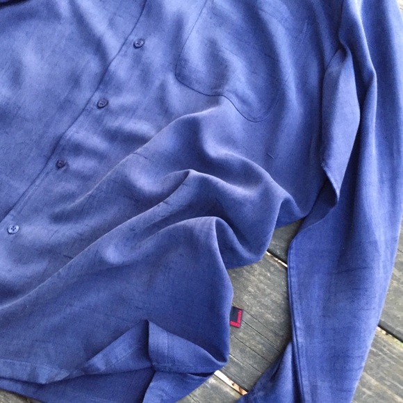 Vintage 90s FUBU The Collection Silk Dress Shirt - Picture 5 of 6